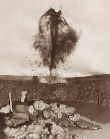 Photograph of dead soldier