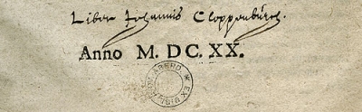 Signature of Johannes Cloppenburg