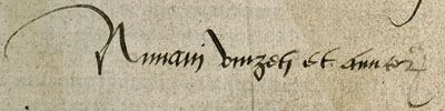 Ninian Winzet signature