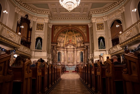 Image of interior of St Marylebone Parish Church