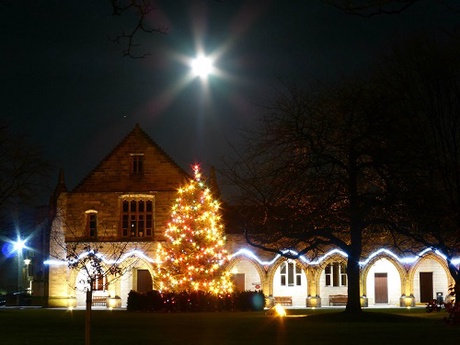 Elphinstone Hall at Christmas
