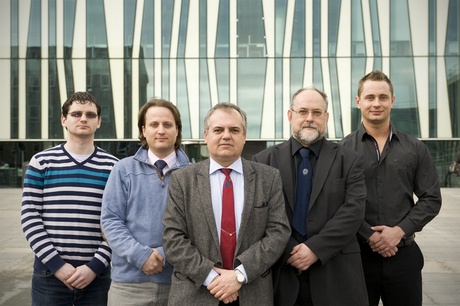 The team of scientists who have developed the technology at Technabling - a University of Aberdeen spin-out