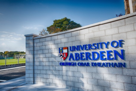 Aberdeen University Sign