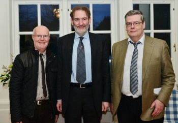 David McKenzie, Professor Sir Ian Diamond and John Gash