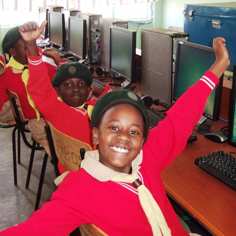 Our old PCs, being given a new lease of life at Kahuho Academy, Niarobi
