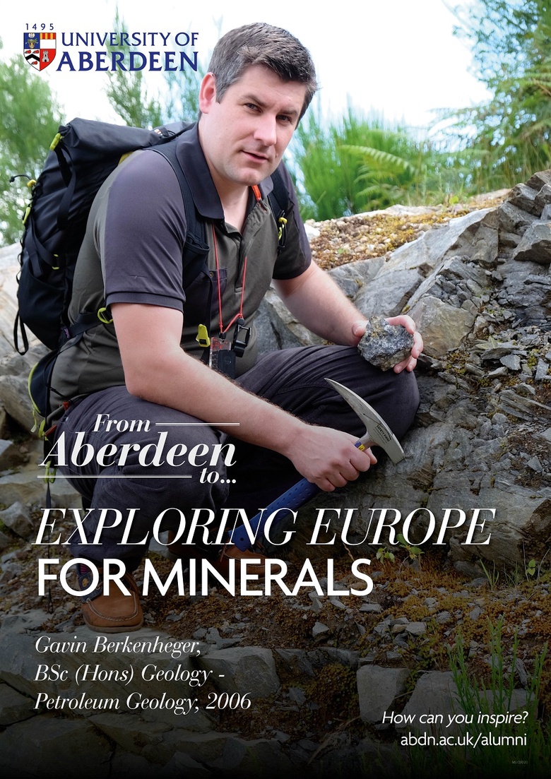 From Aberdeen to Exploring Europe for Minerals - Gavin Berkenheger