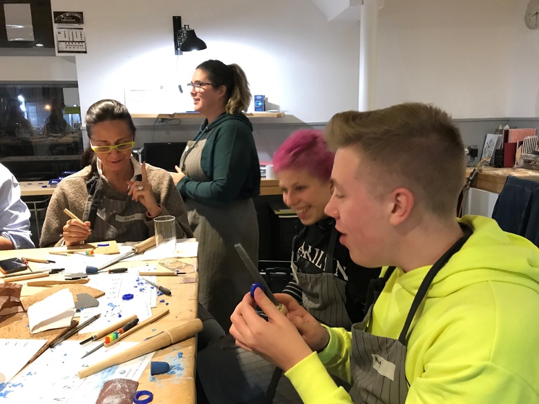 Carve silver ring making workshop
