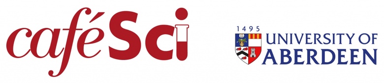Cafe Sci logo with University of Aberdeen logo