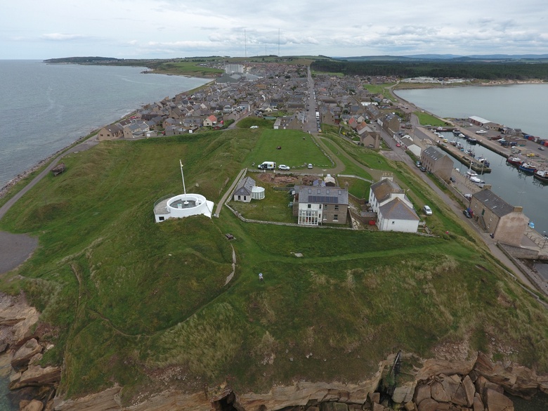 The Pictish promontory fort at Burghead