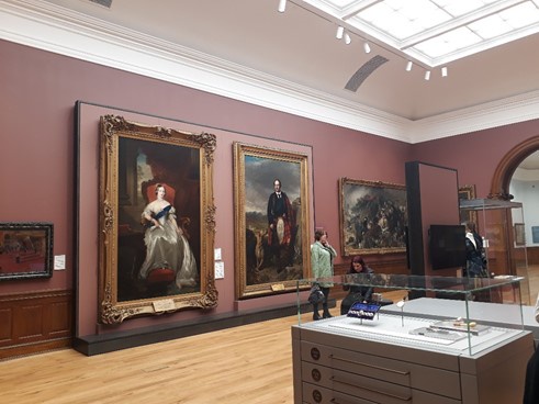 Inside Aberdeen Art Gallery