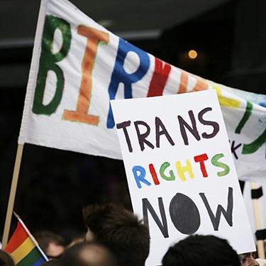 Trans Rights Now Sign