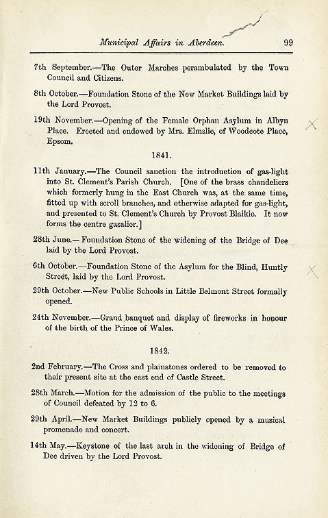 RAD161, Municipal Affairs in Aberdeen 1838 - 1888
