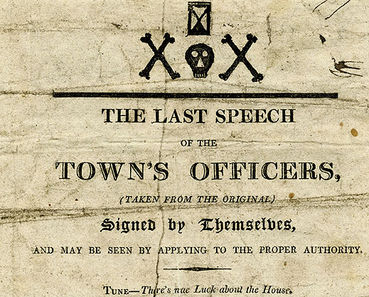 RAD166, The Last Speech of the Town's Officers