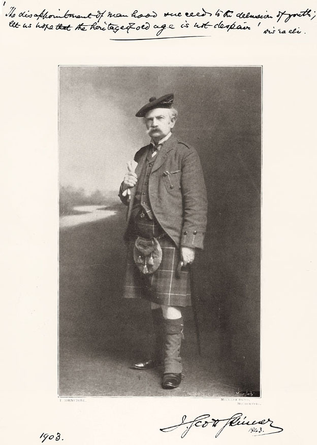 Photogravure of James Scott Skinner The Music of James Scott Skinner