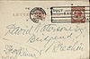 Lettercard addressed to D Waterson, Brechin