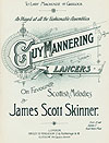 Guy Mannering Lancers, title page 