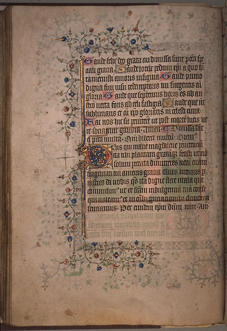 Burnet Psalt
er image. © Aberdeen University Library 1998