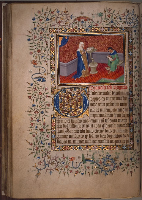 Burnet Psalt
er image. © Aberdeen University Library 1998