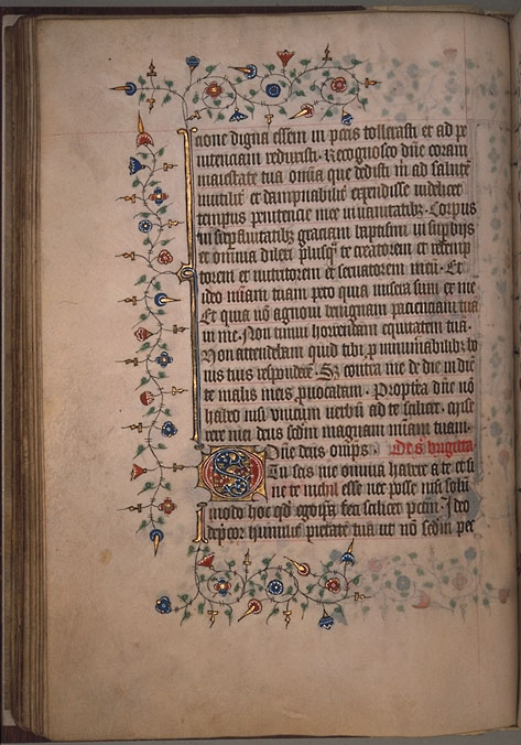 Burnet Psalt
er image. © Aberdeen University Library 1998