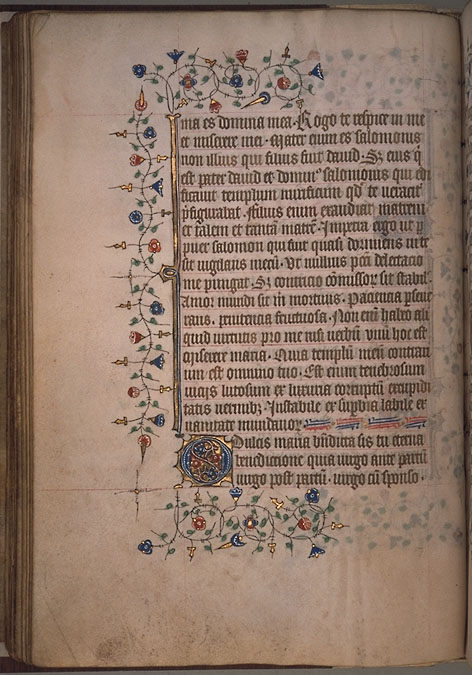 Burnet Psalt
er image. © Aberdeen University Library 1998