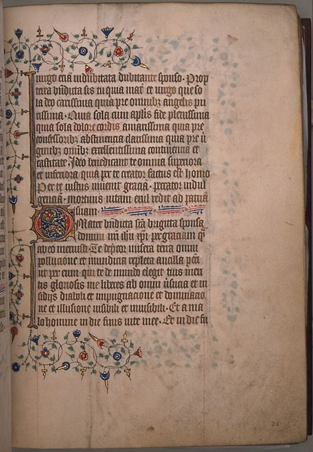 Burnet Psalt
er image. © Aberdeen University Library 1998