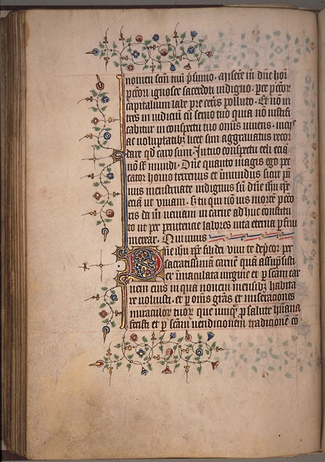 Burnet Psalter image.  Aberdeen University Library 1998