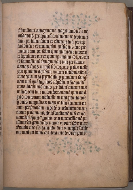 Burnet Psalter image.  Aberdeen University Library 1998