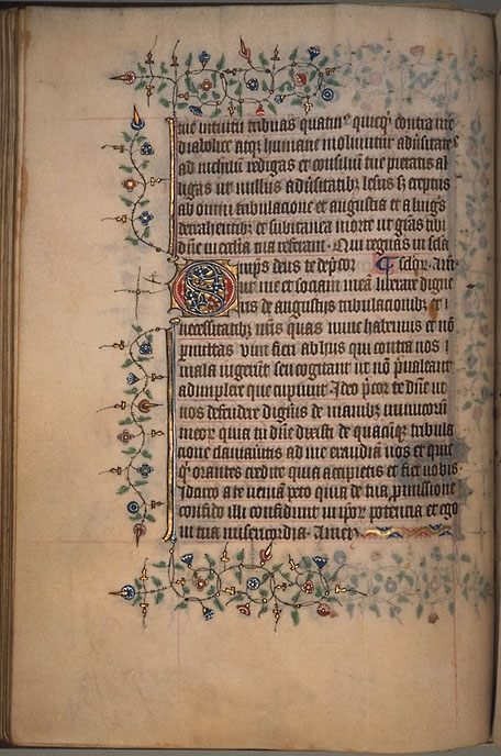 Burnet Psalter image.  Aberdeen University Library 1998
