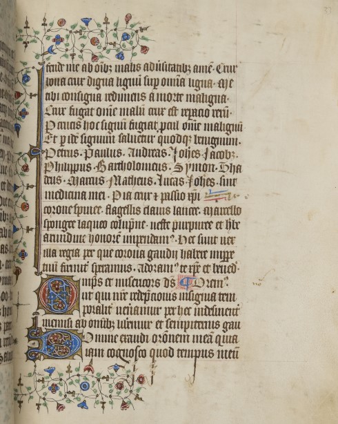 Burnet Psalter image. Aberdeen University Library 1998. This image has yet to be added.