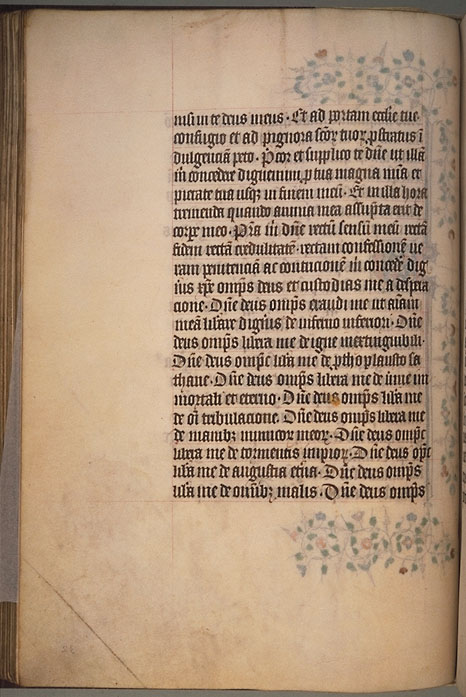 Burnet Psalter image.  Aberdeen University Library 1998.