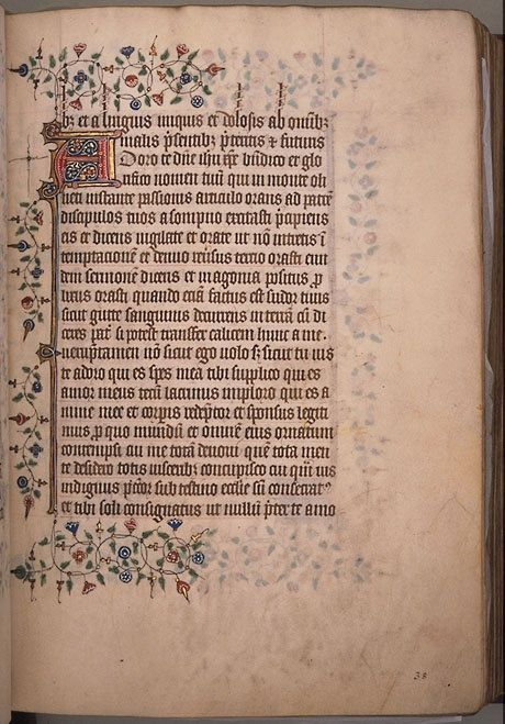 Burnet Psalter image.  Aberdeen University Library 1998.