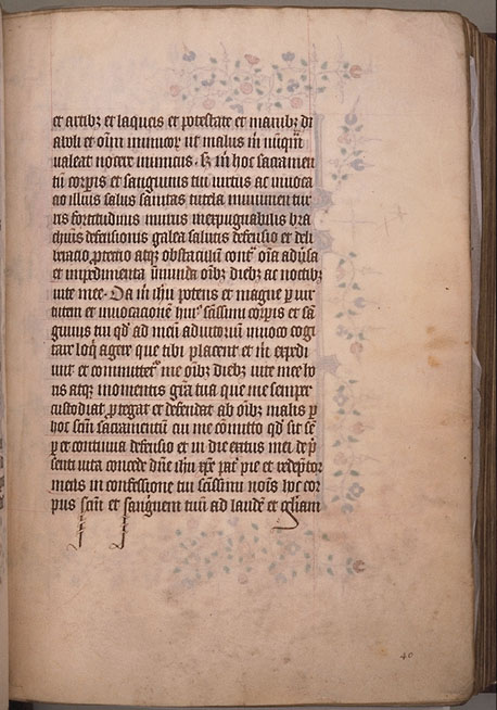 Burnet Psalter image.  Aberdeen University Library 1998.