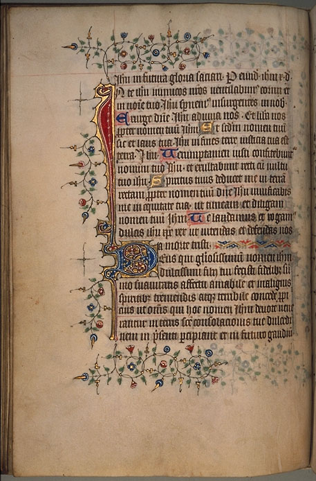 Burnet Psalter image.  Aberdeen University Library 1998.
