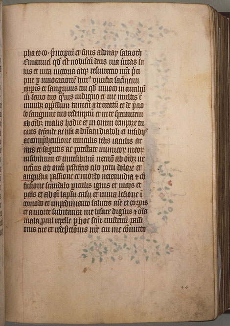 Burnet Psalter image.  Aberdeen University Library 1998.