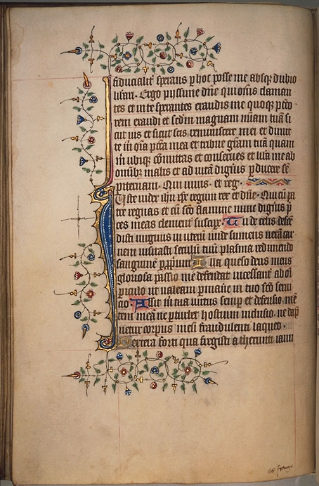 Burnet Psalter image.  Aberdeen University Library 1998.