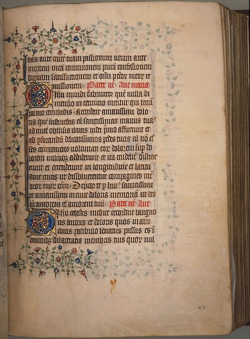 Burnet Psalter image.  Aberdeen University Library 1998.