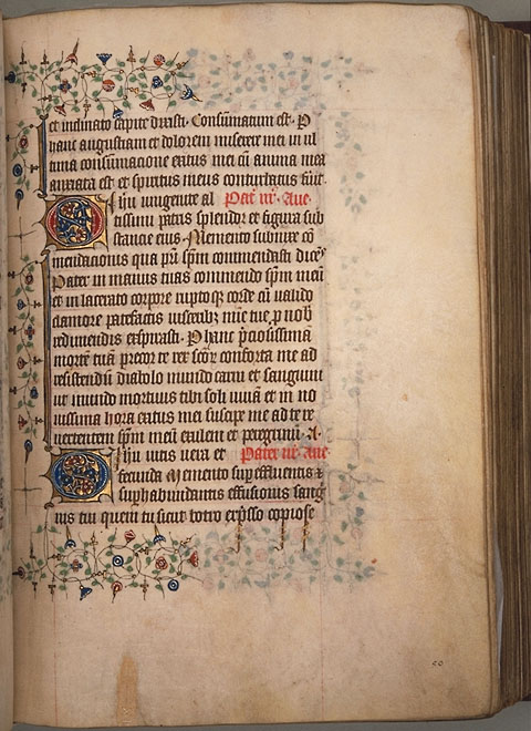 Burnet Psalter image.  Aberdeen University Library 1998.