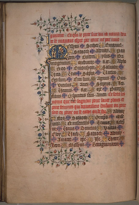 Burnet Psalter image. � Aberdeen University Library 1998.