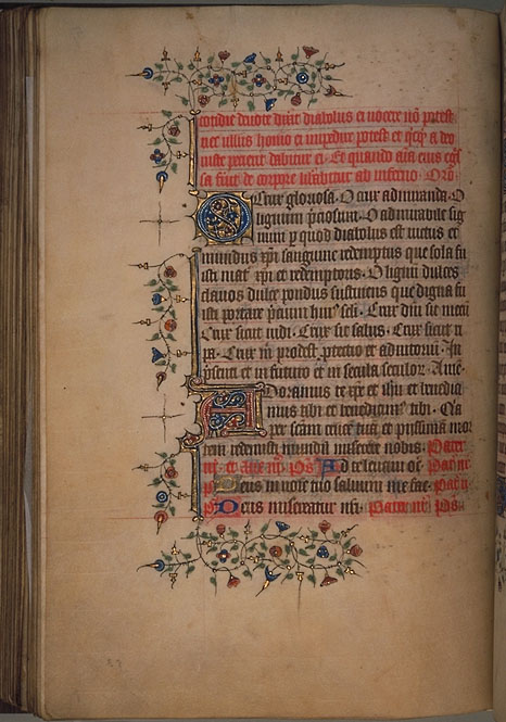 Burnet Psalter image.  Aberdeen University Library 1998.