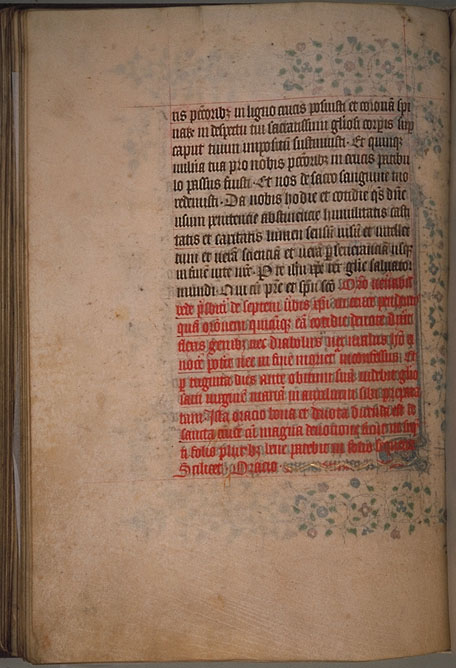 Burnet Psalter image.  Aberdeen University Library 1998.