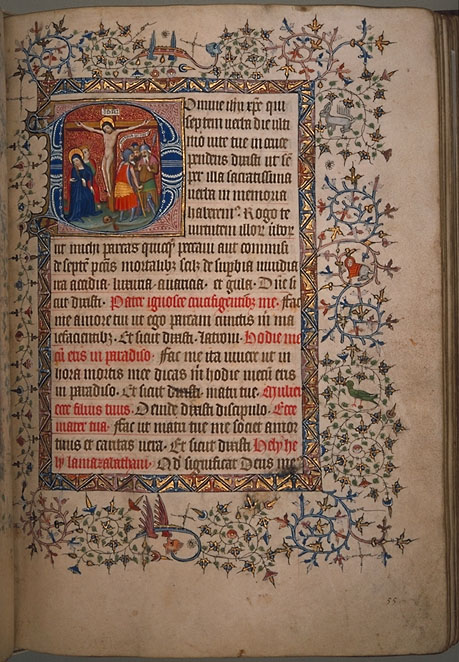 Burnet Psalter image.  Aberdeen University Library 1998.