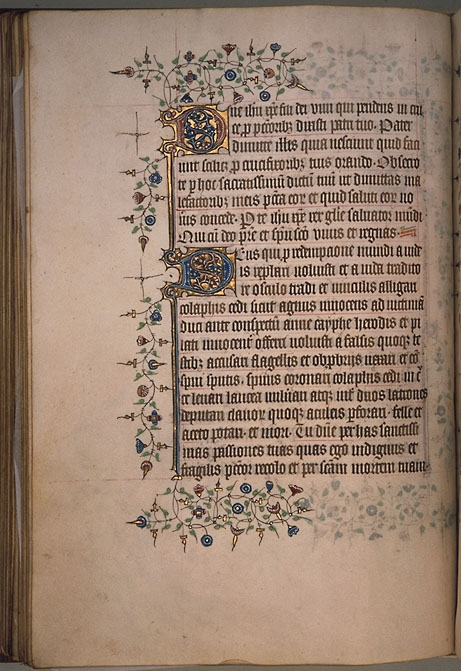 Burnet Psalter image.  Aberdeen University Library 1998.