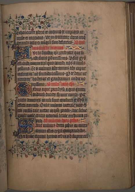Burnet Psalter image.  Aberdeen University Library 1998.