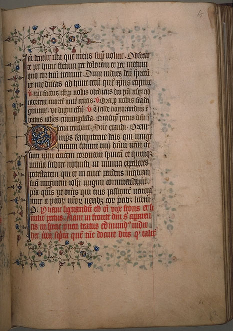 Burnet Psalter image.  Aberdeen University Library 1998.