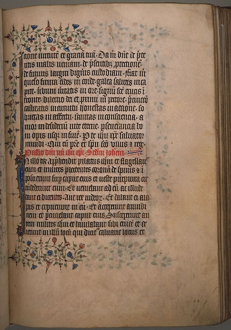 Burnet Psalter image.  Aberdeen University Library 1998.