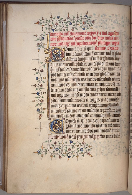 Burnet Psalter image. � Aberdeen University Library 1998.