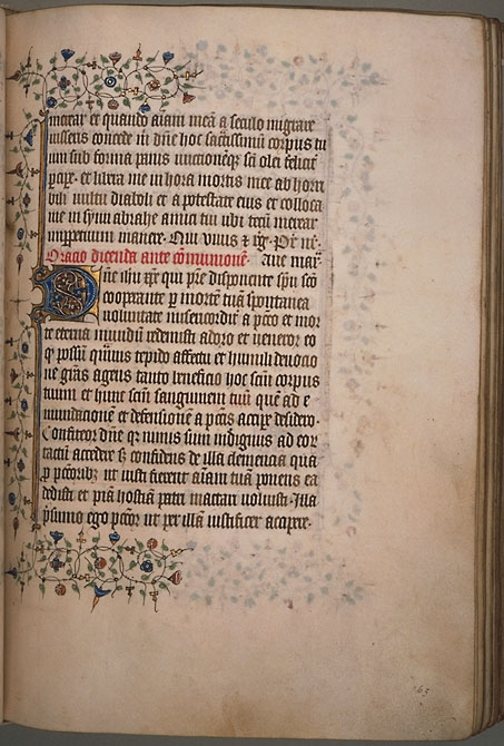 Burnet Psalter image. � Aberdeen University Library 1998.