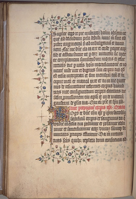 Burnet Psalter image. � Aberdeen University Library 1998.