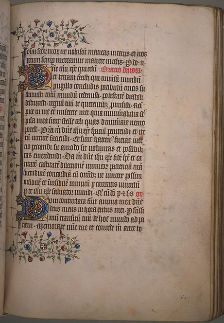 Burnet Psalter image. � Aberdeen University Library 1998.