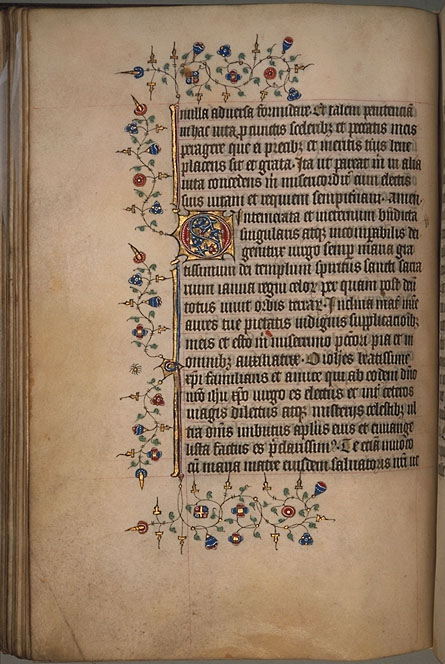 Burnet Psalter image.  Aberdeen University Library 1998